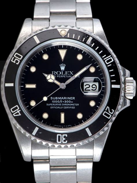 rolex submariner 1987|1987 rolex submariner 16800.